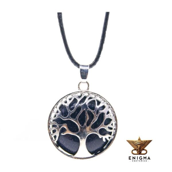 Colgante Árbol de la Vida Aventurina Azul