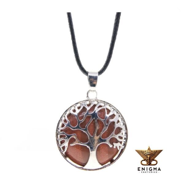 Colgante Árbol de la Vida Aventurina Marrón