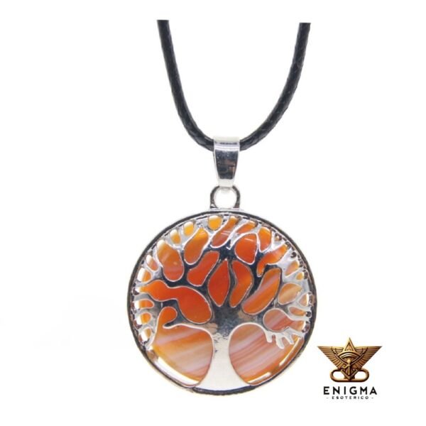 Colgante Árbol de la Vida Cornalina (Carneola)