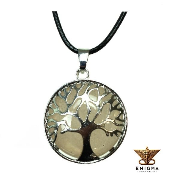 Colgante Árbol de la Vida Cuarzo Ahumado