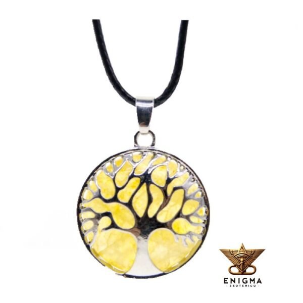 Colgante Árbol de la Vida Cuarzo Citrino