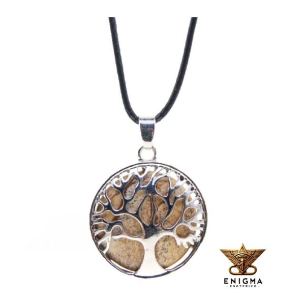 Colgante Árbol de la Vida Jaspe Marrón