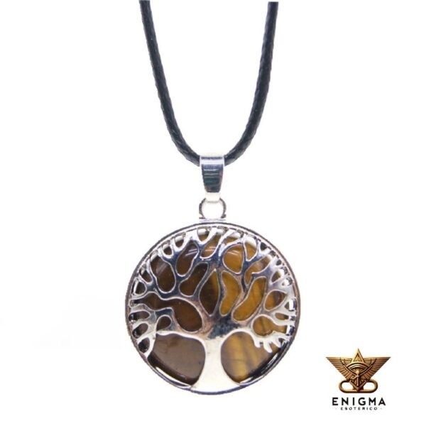 Colgante Árbol de la Vida Ojo de Tigre