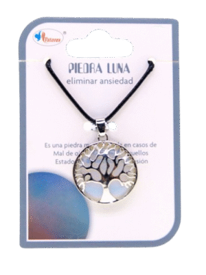 Colgante Arbol de la Vida Piedra Luna