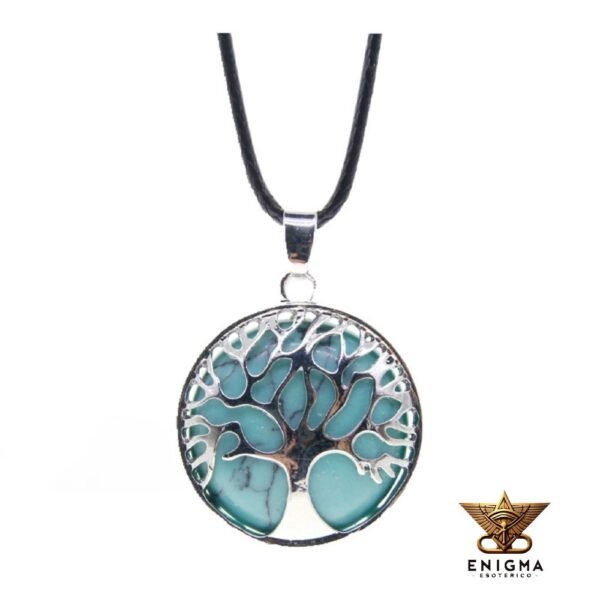 Colgante Árbol de la Vida Turquesa