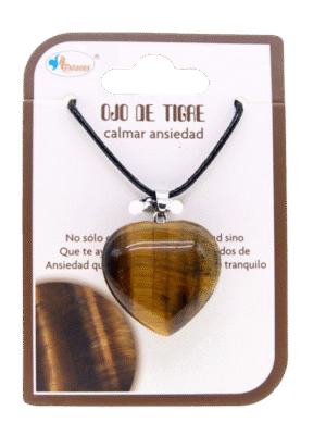 Colgante Corazón Ojo de Tigre