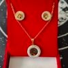 Conjunto de Collar + Pendientes Arbol de la Vida en Dorado