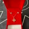 Conjunto de Collar + Pendientes Nudo de Bruja en Dorado