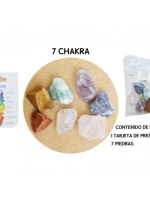 Pack Piedras en Bruto 7 Chakras