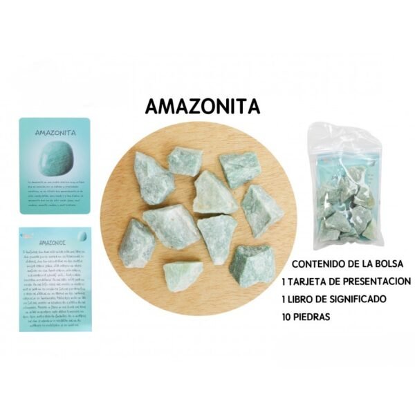 Pack Piedras en Bruto Amazonita