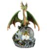 Bola de Cristal Dragón Leyenda Oscura Madre y Bebé