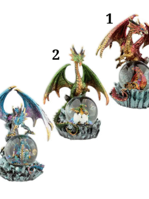 Bola de Cristal Dragón Leyenda Oscura Madre y Bebé