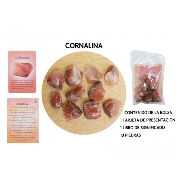 Pack Piedras en Bruto Cornalina