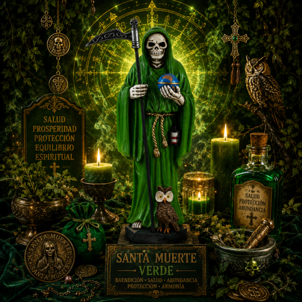 Figura Santa Muerte Caso Legal 15cm