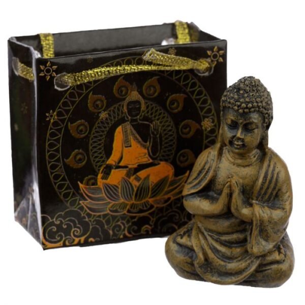 Figura Buda Mini Buda Tailandés en Bolsa de Regalo