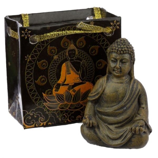 Figura Buda Mini Buda Tailandés en Bolsa de Regalo