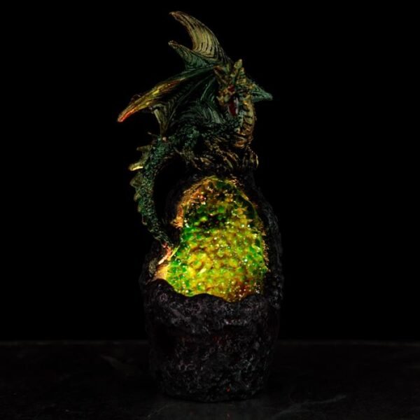 Figura Dragón con Luz LED Dragón Caverna de Cristal