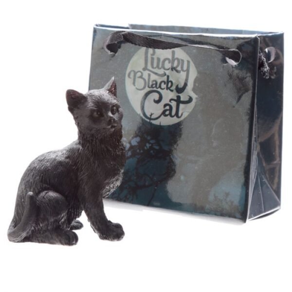 Mini Bolsa de Regalo Gato Negro de la Suerte