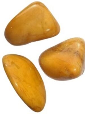 Piedra rodada Jaspe Amarillo 4-6cm