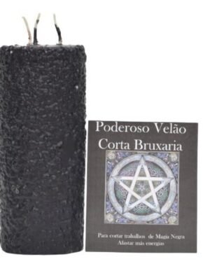 Vela Poderosa Corta Brujería 3 Mechas