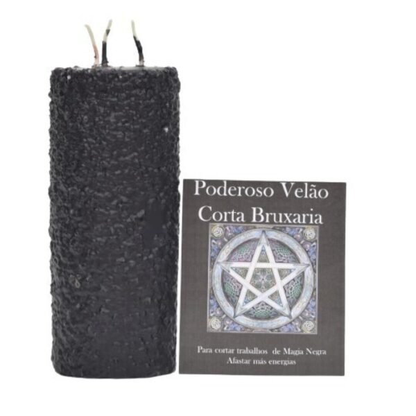Vela Poderosa Corta Brujería 3 Mechas