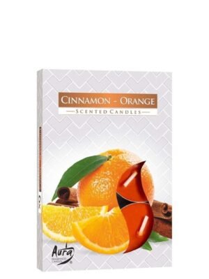 Vela de Te Pk6 Canela Naranja
