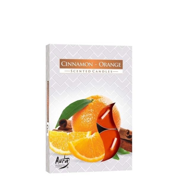 Vela de Te Pk6 Canela Naranja