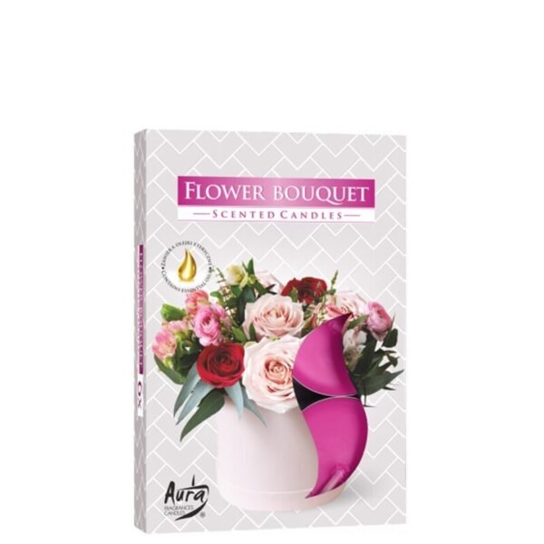 Vela de Te Pk6 Ramo De Flores
