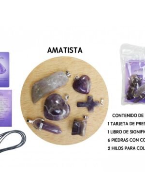 Pack Colgantes en Piedra Amaista