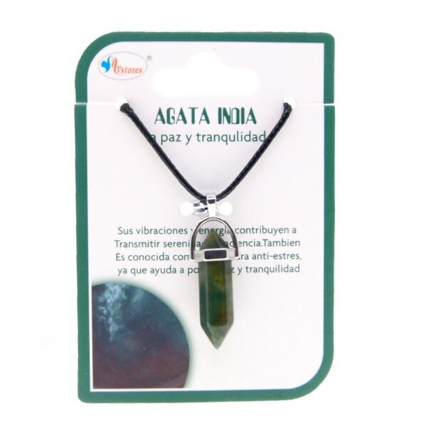 Colgante Pendulo Agata India