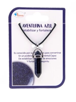 Colgante Pendulo Aventurina Azul