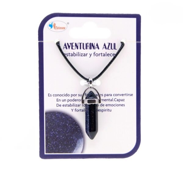 Colgante Pendulo Aventurina Azul