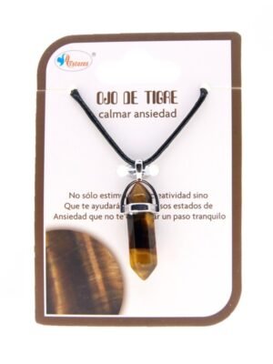 Colgante Pendulo Ojo de Tigre