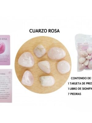 Pack Piedras en Pulido Cuarzo Rosa