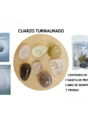 Pack Piedras en Pulido Cuarzo Turmalinado
