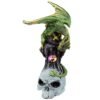 Figura Dragón Leyenda Oscura Piedra Preciosa