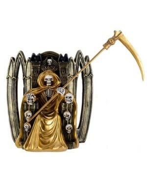 Figura Santa Muerte Sentada Protección 46cm.