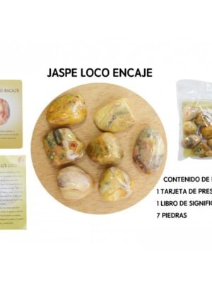 Pack Piedras en Pulido Jaspe Loco Encaje