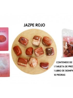 Pack Piedras en Pulido Jaspe Rojo