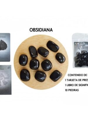 Pack Piedras en Pulido Obsidiana