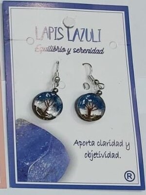 Pendiente Arbol de la Vida LapisLazuli