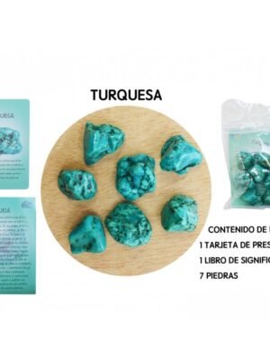 Pack Piedras en Pulido Turquesa