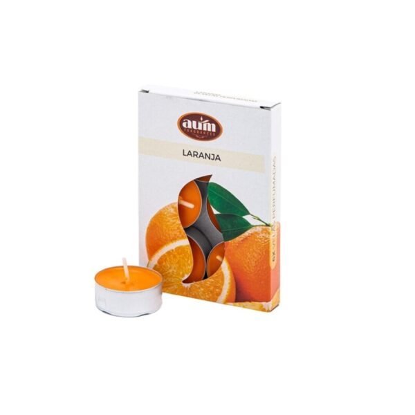 Vela de Te Pk6 Naranja