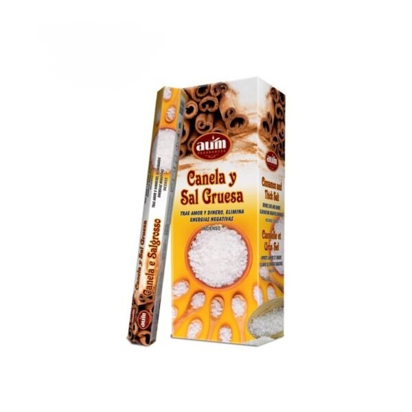 Incienso Canela y Sal Gruesa
