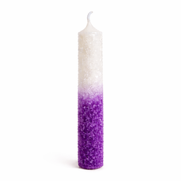 Vela Ritualizada Sal – Limpieza Espiritual y Transmutación