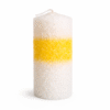 Velon sal blanco-amarillo-blanco Velón Ritualizado de Petición – Limpieza, Éxito y Claridad