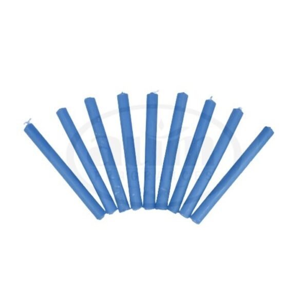 Vela Artesana Azul Celeste