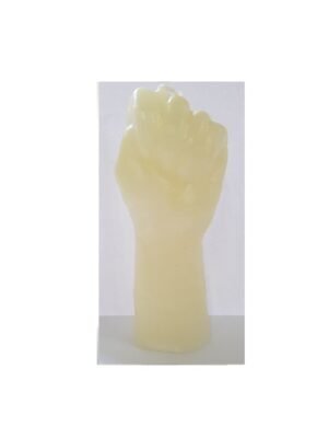 Vela Puño Grande Blanco