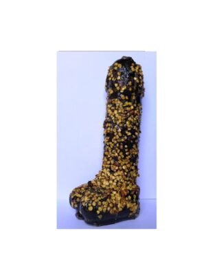 Figura Vela Negro con Chile. Contra infidelidades Falo ( Pene)