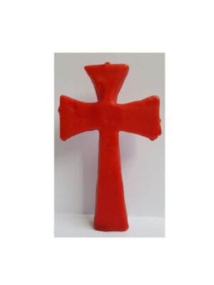 Vela Cruz de los Deseos Roja 3 Mechas